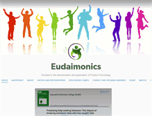 Tablet Screenshot of eudaimonics.org
